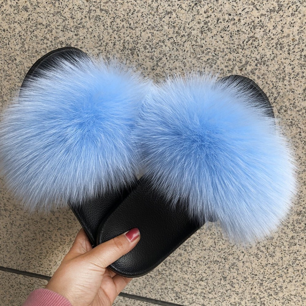 Blue rabbit fit slides - Picture 3 of 4